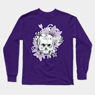 Skull and flowers Long Sleeve T-Shirt